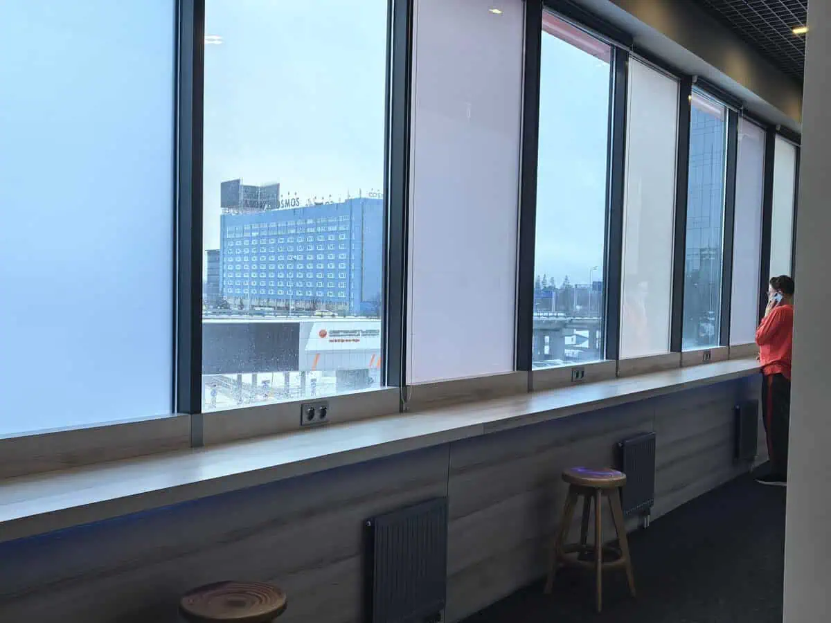 Saeco coffee machine exit door star wall decor GettSleep Aeroexpress capsule hotel