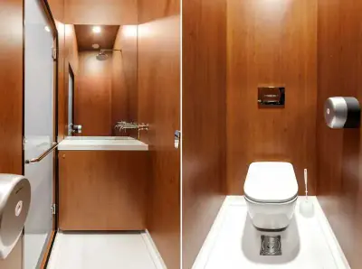 Artículos minihabitación inferior Yin-Yang GettSleep secador perchas puerta cristal ducha Terminal C