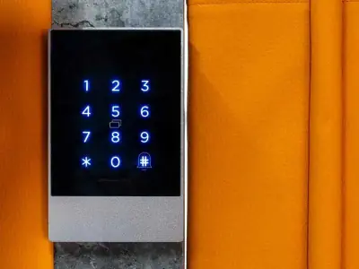 Cerradura digital con LED indicador cápsula GettSleep Terminal B salidas